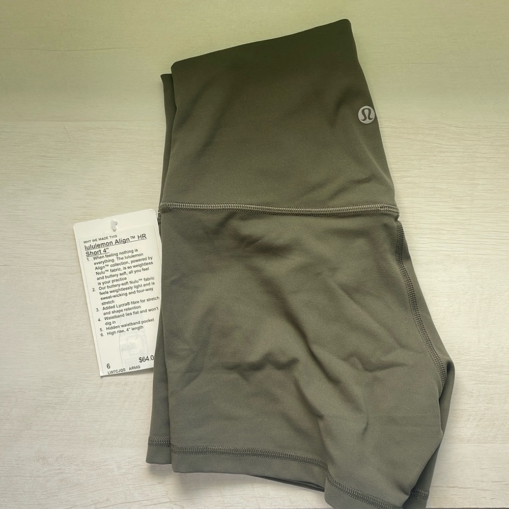 Brand new lululemon align bike shorts